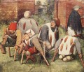 Los mendigos, el campesino renacentista flamenco Pieter Bruegel el Viejo